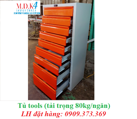 Tủ đựng dụng cụ tải trọng nặng (70-100kg/ngăn kéo)